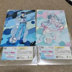 K賞 クリアファイル＆ステッカーセット 初音ミク×Rody　KAITO 初音ミク