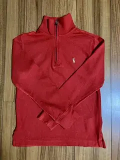Polo Ralph Lauren レッド ハーフジップ S/P(8) 120