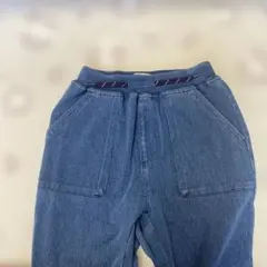 LOGOS DAYS デニム風 ジョガーパンツ 160cm