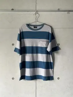 90s-00s OLD STUSSY ボーダーTシャツ 配色◎size Mのサムネイル