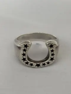 VTG silver925 ring ホースシュー ライトストーン 9号 - メルカリ