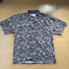 TIMELY WARNING アロハシャツ 半袖 総柄 Lのサムネイル