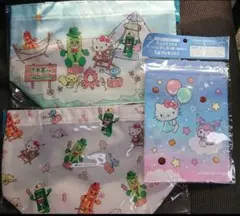 ハローキティ　ランチトート　ジッパーバッグ