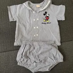 petit main ミッキーマウス セーラー襟 ベビー服 80
