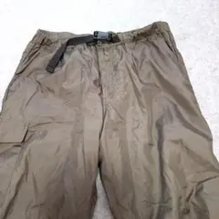 ユニクロ 暖パン(ウォームイージーパンツ) 裏起毛 メンズM オリーブグリーン