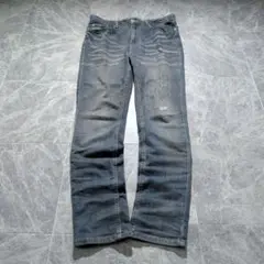 archive straight denim y2k fade swag ヒゲ - メルカリ