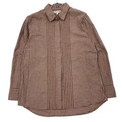 美品 UNIQLO/イネス チェック柄シャツ レディースXL
