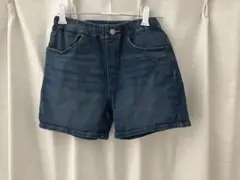 UNIQLO ハーフパンツ 150サイズ ダークブルー