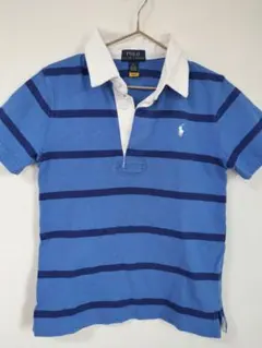【美品】Polo Ralph Lauren ストライプ ポロシャツ 6T