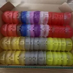 空カプセル ノンセパレート 小さめ　カラフル30個