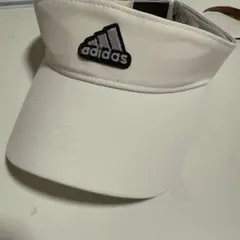 adidas ホワイト バイザー 調整可能