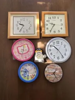 新品22個】知育時計 まとめ売り 1個450円！ 6種 学習用 壁掛け時計