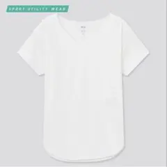 エアリズムシームレスVネックロンT（半袖）