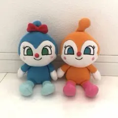アンパンマン プリちぃビーンズ ドキンちゃんコキンちゃん ぬいぐるみ 2点セット