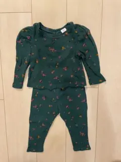 GAP babyセットアップ花柄リブ編みトップスとレギンスセット