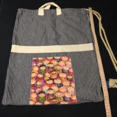 ハンドメイド 体操服袋 お着替え袋 巾着