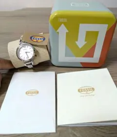 美品】『 FOSSIL 』 BIG TIC レインボー ES4937 - メルカリ