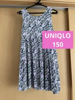 UNIQLO ノースリーブワンピース 150 花柄のサムネイル