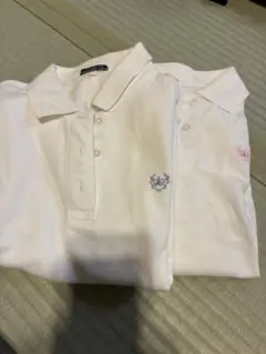 ホワイト ポロシャツ 2枚セット