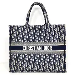 CHRISTIAN DIOR ディオール トートバッグ ブックトート ラージ
