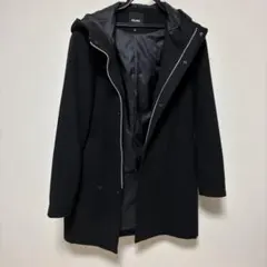 BEAMS ブラック フード付きジャケット Sサイズ