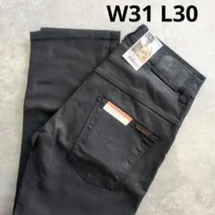 ヌーディージーンズ デニムパンツ Thin Finn 黒 W31 L30