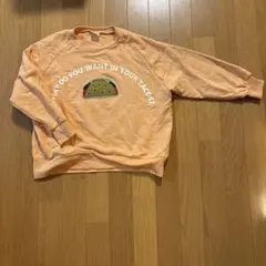 未使用に近い　BREEZE タコス刺繍トレーナー 140