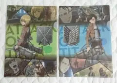 進撃の巨人 どん兵衛 ローソン クリアファイル 限定 リヴァイ アルミン