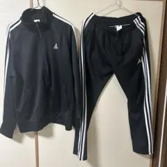 即購入OK adidas ジャージ上下セット ブラック パープル - メルカリ