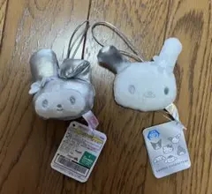 サンリオキャラクターズ シルバーフェイスマスコット マイメロ&ウサハナ