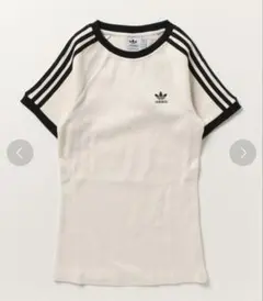 adidas スリーストライプス スリム半袖Tシャツ