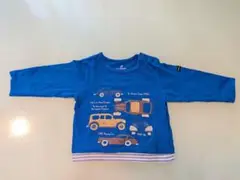 キムラタン 車プリント 長袖Tシャツ 80cm