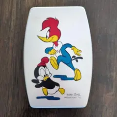 ウッドペッカー　アルミ弁当箱　昭和レトロ