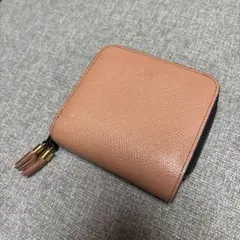 エポイ サーモンカラー 二つ折り財布 タッセル付きのサムネイル