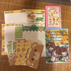 明日もずっと♡ラブ友/Happy Bear/まちのパンやさん メモ/レターセット