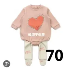 【LAUGHING CHILD】ロンパース・レギンスセット　韓国子供服 70