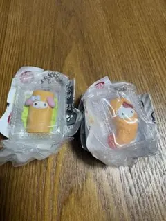 サンリオキャラクターズ なりきりお惣菜マスコットマイメロ　キティ
