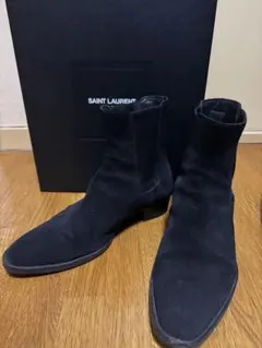 SAINT LAURENT サンローラン スエード サイドゴアブーツ 41.5のサムネイル