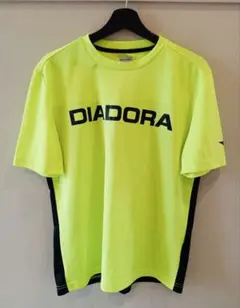 DIADORA ディアドラ テニスTシャツ イエロー Lサイズのサムネイル