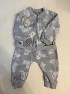GAP クマ柄 グレー セットアップ 70㎝