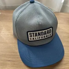 STANDARD CALIFORNIA メッシュキャップ グレー/ブルー