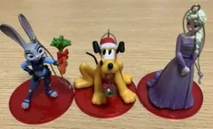 ハッピーくじ ディズニー クリスマスオーナメント プルート エルサ ジュディ