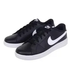 美品 NIKE スニーカー ウィメンズ コートロイヤル2 ブラック 23.5cm