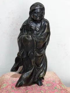 だるま銅象 作家物 銅製 達磨大師 骨董 置物 人形 工芸品 民芸品 縁起物 Yahoo!オークション -「達磨大師」(金属工芸) (工芸品)の落札