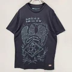 Levi's　半袖　Tシャツ　S　良デザイン　ビッグプリント　ロゴ　古着コーデ