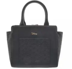 Disney ブラック ハンドバッグ　ミッキーマウス