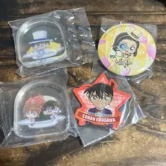 名探偵コナン　くら寿司　びっくらぽん　景品　マグネット　アクスタ 缶バッジ