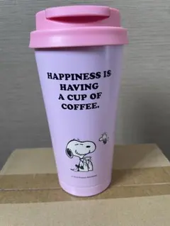 Starbucks × Peanuts タンブラー ピンク