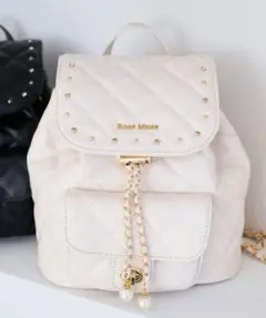 ロゼミューズ 大谷映美里 Quilting bijou backpackブラック - メルカリ