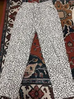希少　クックマン シェフパンツ　レオパード　Snow Leopard